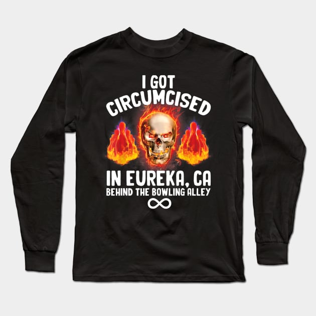 Circumcised Bowling Oddly Long Sleeve T-Shirt by Sandlin Keen Ai